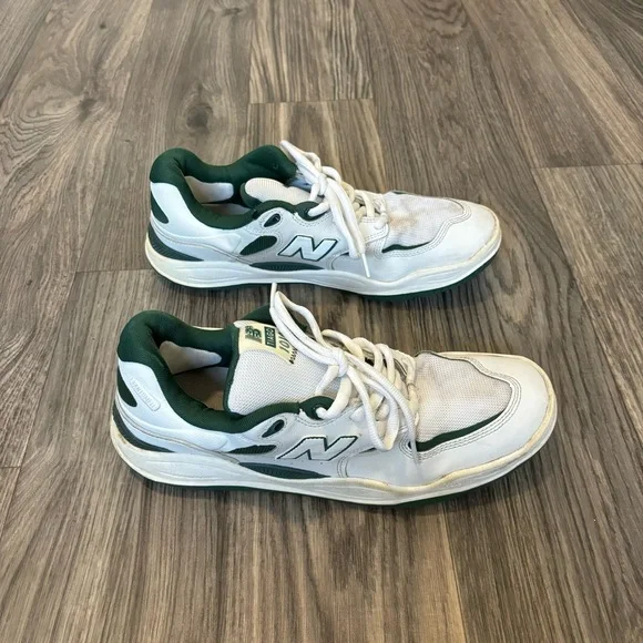 New Balance Numeric Tiago 1010 White & Green Skate Shoes - Picture 7 of 8